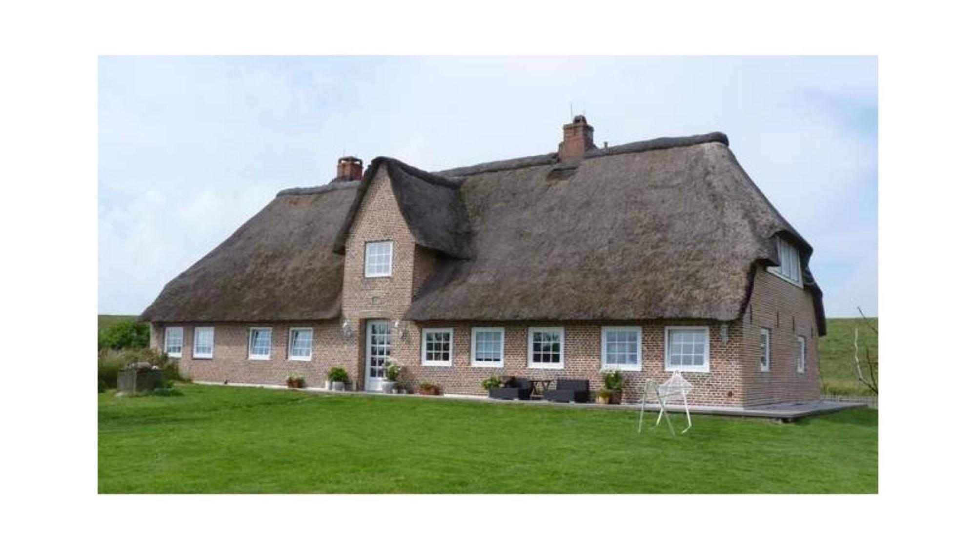 Deichhaus Bullerbue Dagebuell Villa Exteriör bild