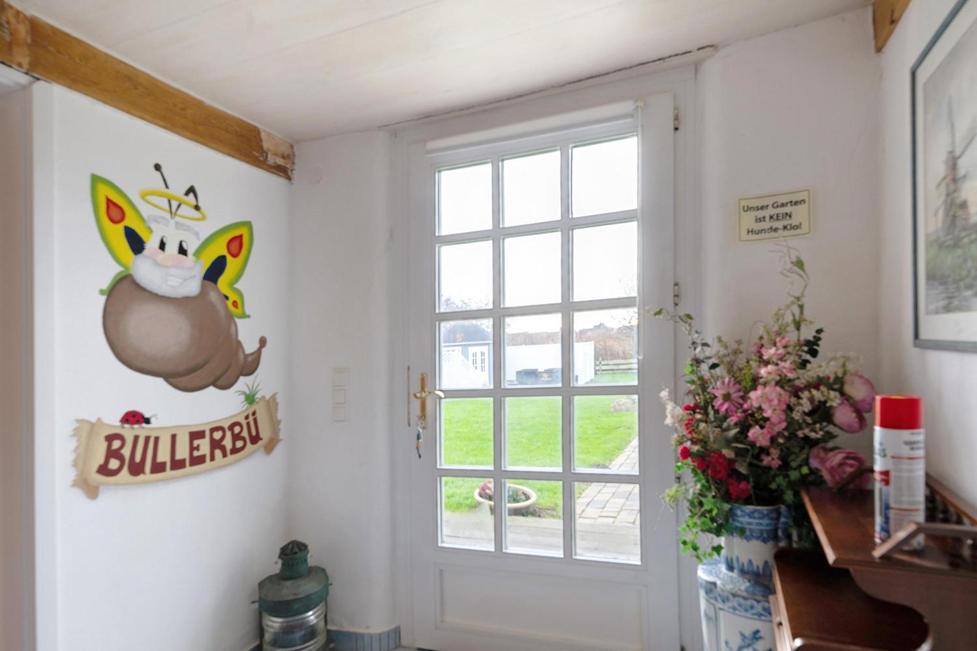 Deichhaus Bullerbue Dagebuell Villa Exteriör bild